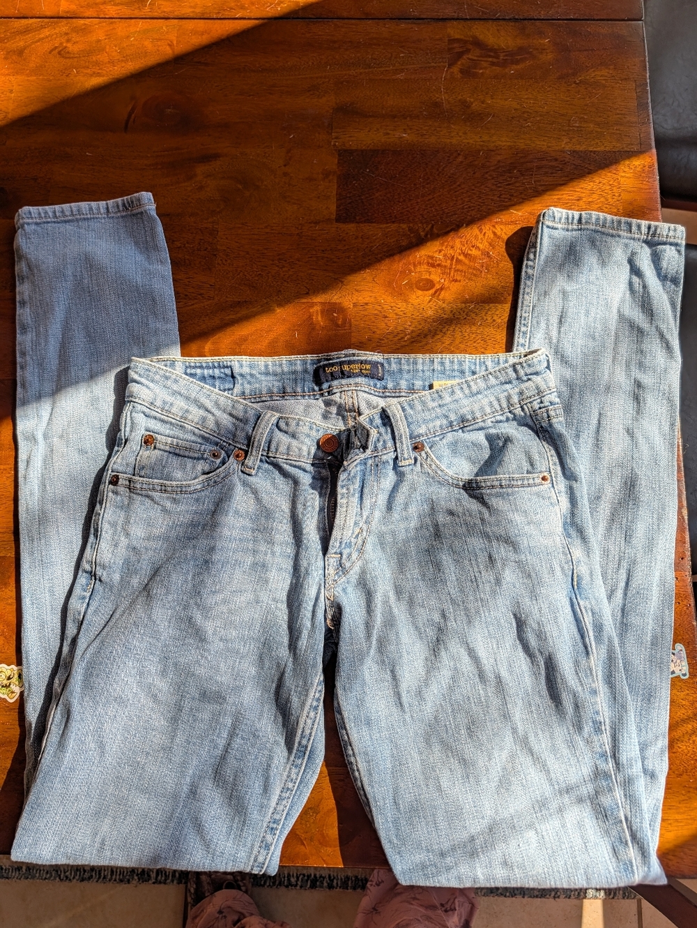 Levi Strauss Too Superlow 524 Lightwash Skinny Jeans Levi's Junior's Size 3